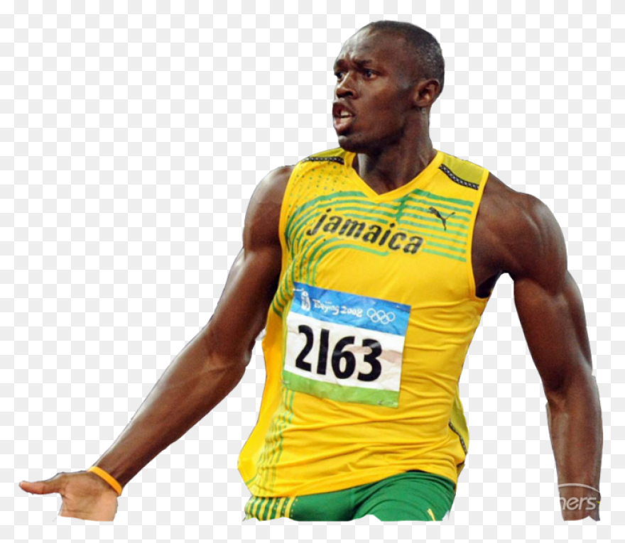 Usain Bolt Sideview Transparent Png