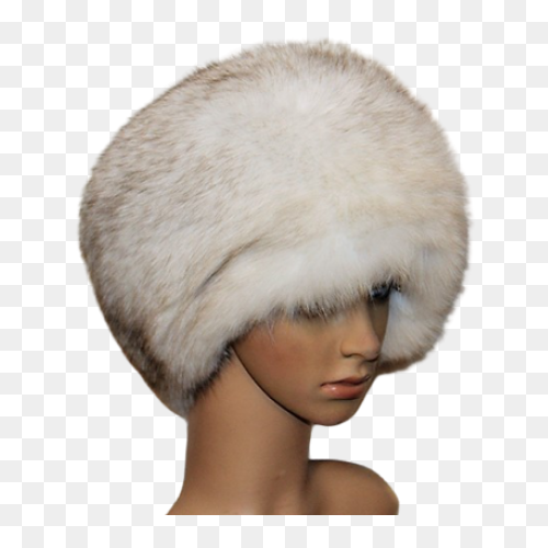 Ushanka Russian Fur Hat Black Unise