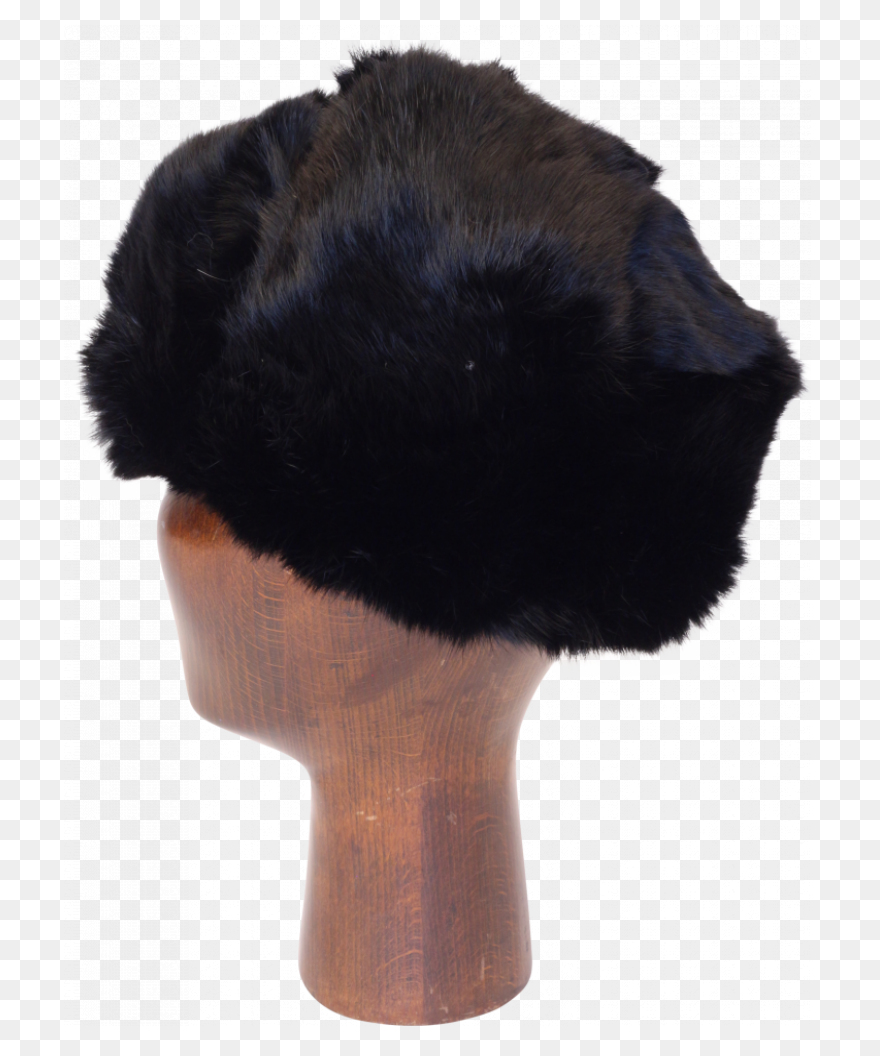 Ushanka Russian Fur Hat Black Unise