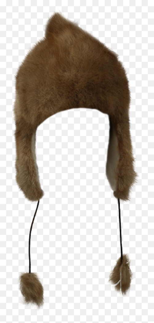 Ushanka Russian Fur Hat Black Unise