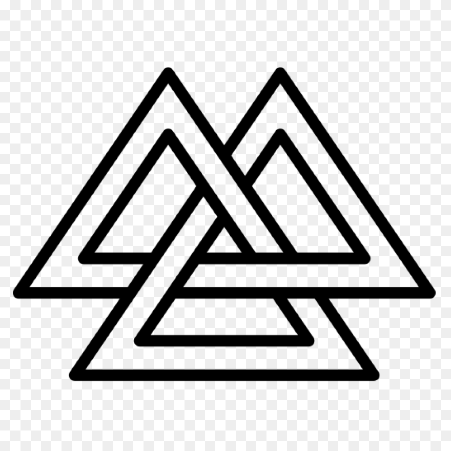 Valknut Raven Bubble-Free Sticker �