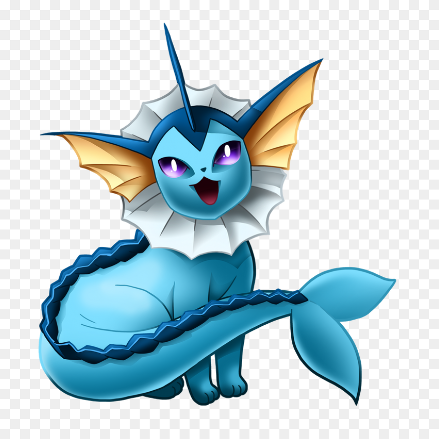 Pokemon 134 Vaporeon By Illustrationoverdose - Vaporeon