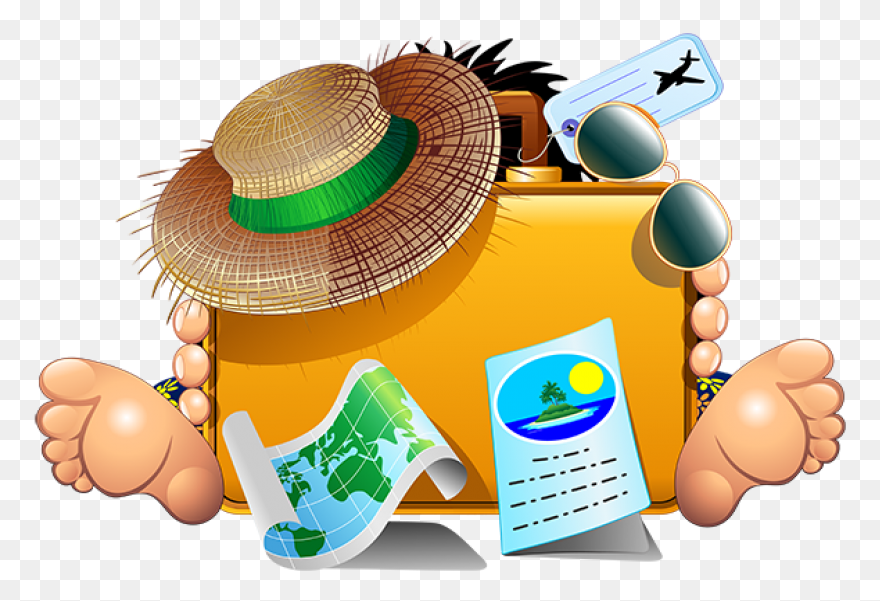 Vacation Clipart Leave Home - Visit