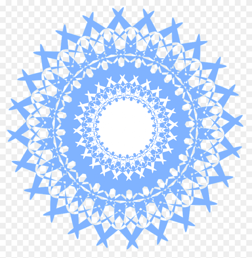 Lace Vector Graphics Red Mandala - Vector Hd