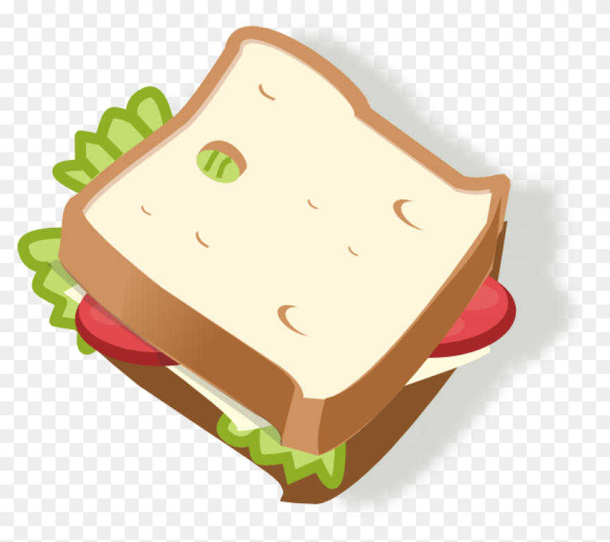Sandwich With Lunch Meat, Cheese, V