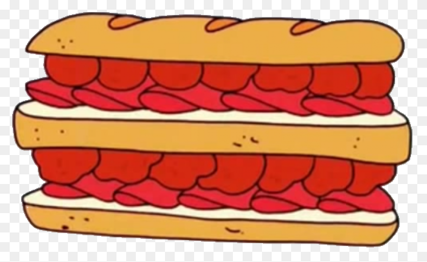 Sandwich With Lunch Meat, Cheese, V