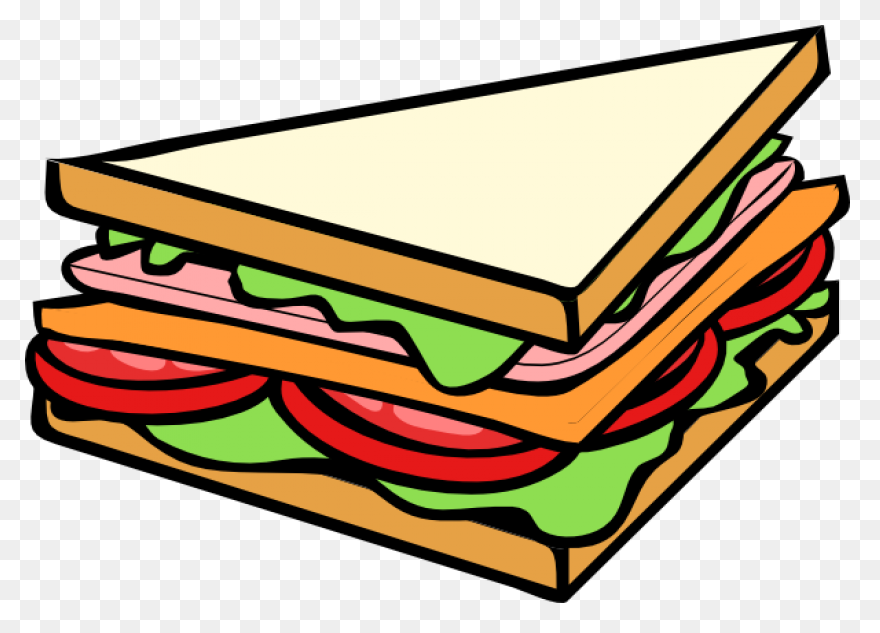 Sandwich With Lunch Meat, Cheese, V