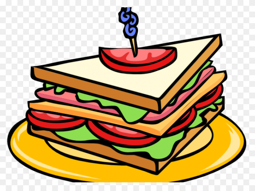 Sandwich With Lunch Meat, Cheese, V