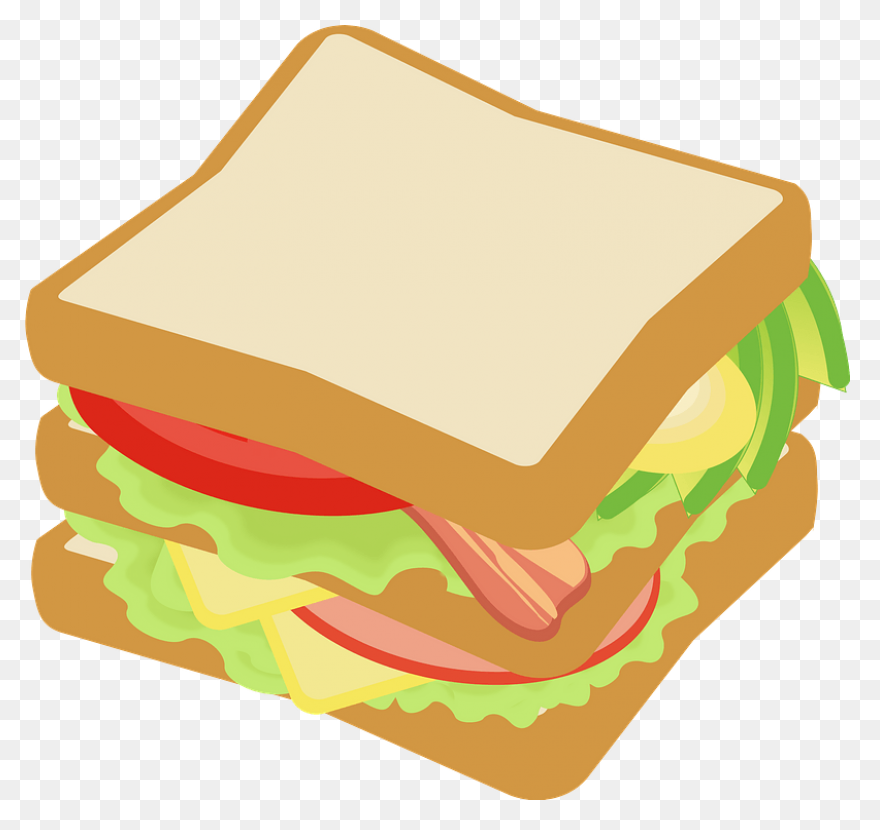 Sandwich With Lunch Meat Cheese - Veg Sandwich