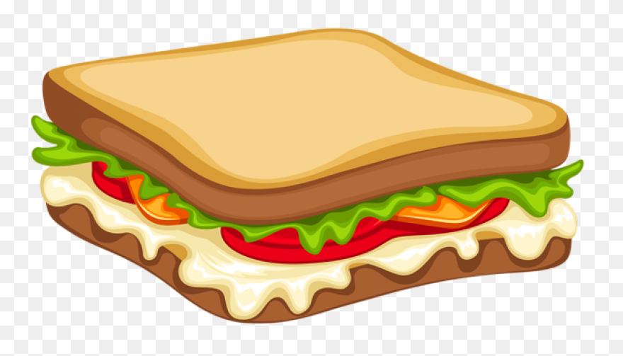 Sandwich With Lunch Meat, Cheese, V
