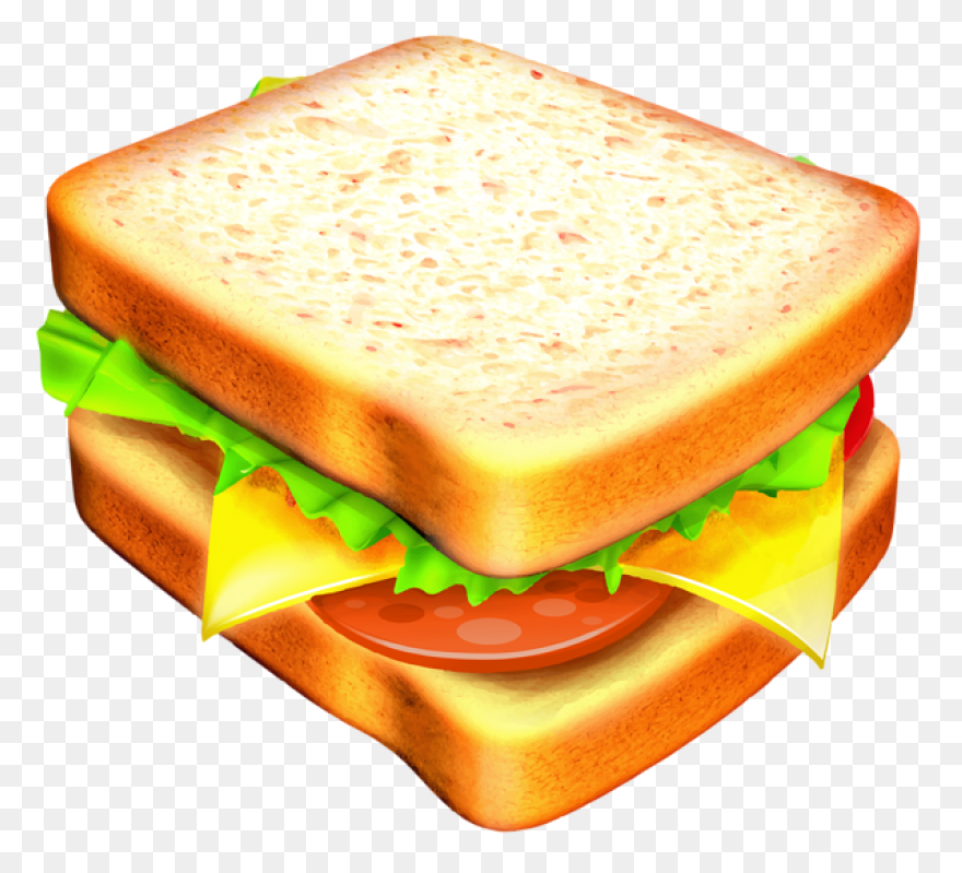 Sandwich With Lunch Meat, Cheese, V