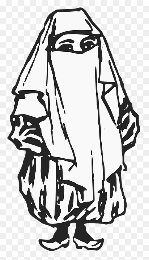 Ethnic Veil Free Vector Graphic - Veil