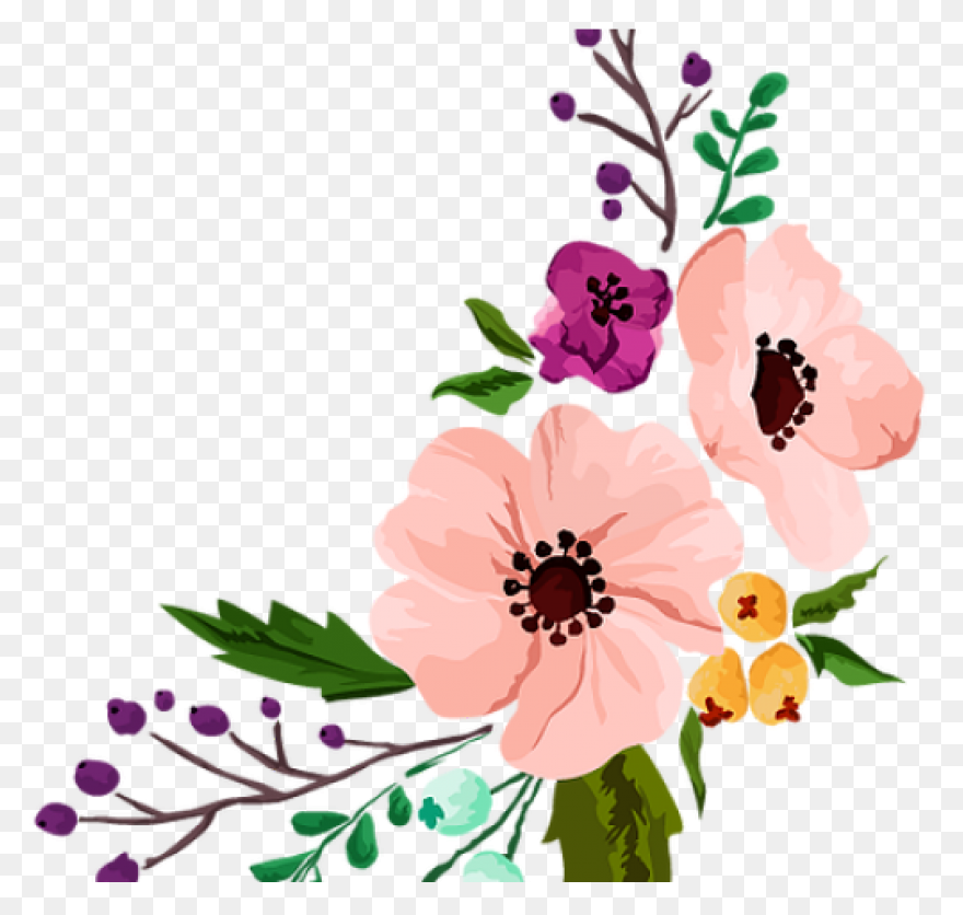 Vintage Flower Clipart Dainty Flower - Vintage Floral