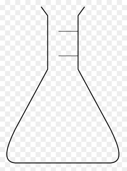 Vial Filled With Blue Liquid Transp