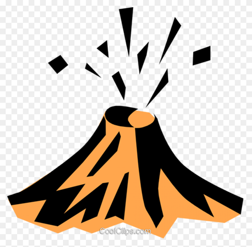 Volcano Clipart | Full Size - Volcano