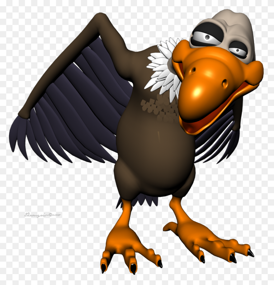 Turkey Vulture Flying Transparent P