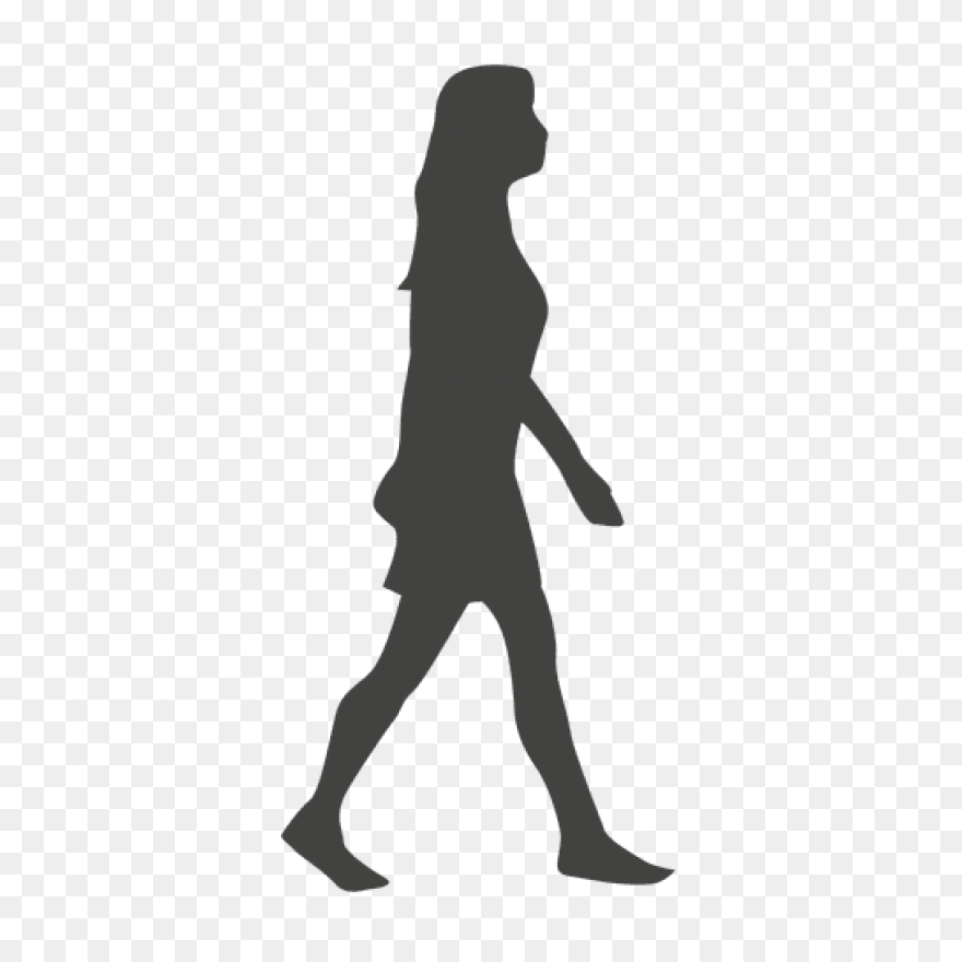 Business Man Walking - Silhouette M