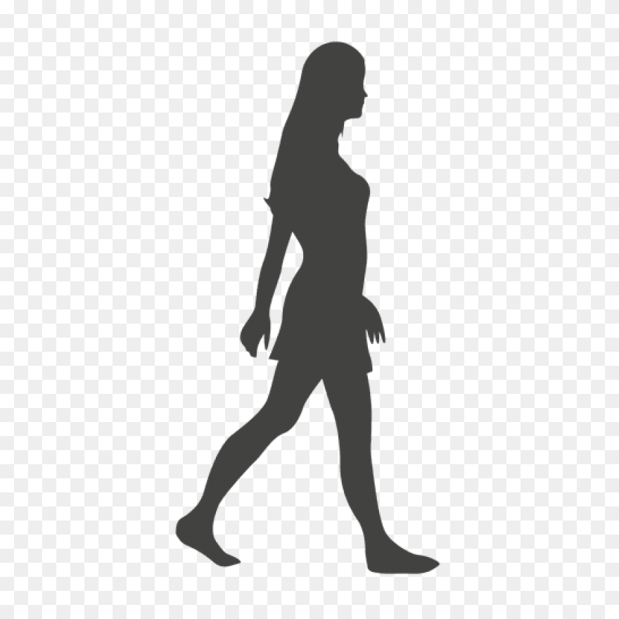 Business Man Walking - Silhouette M