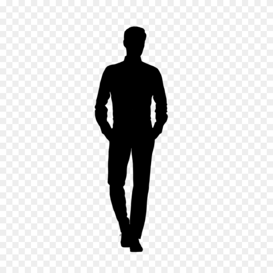 Business Man Walking - Silhouette M
