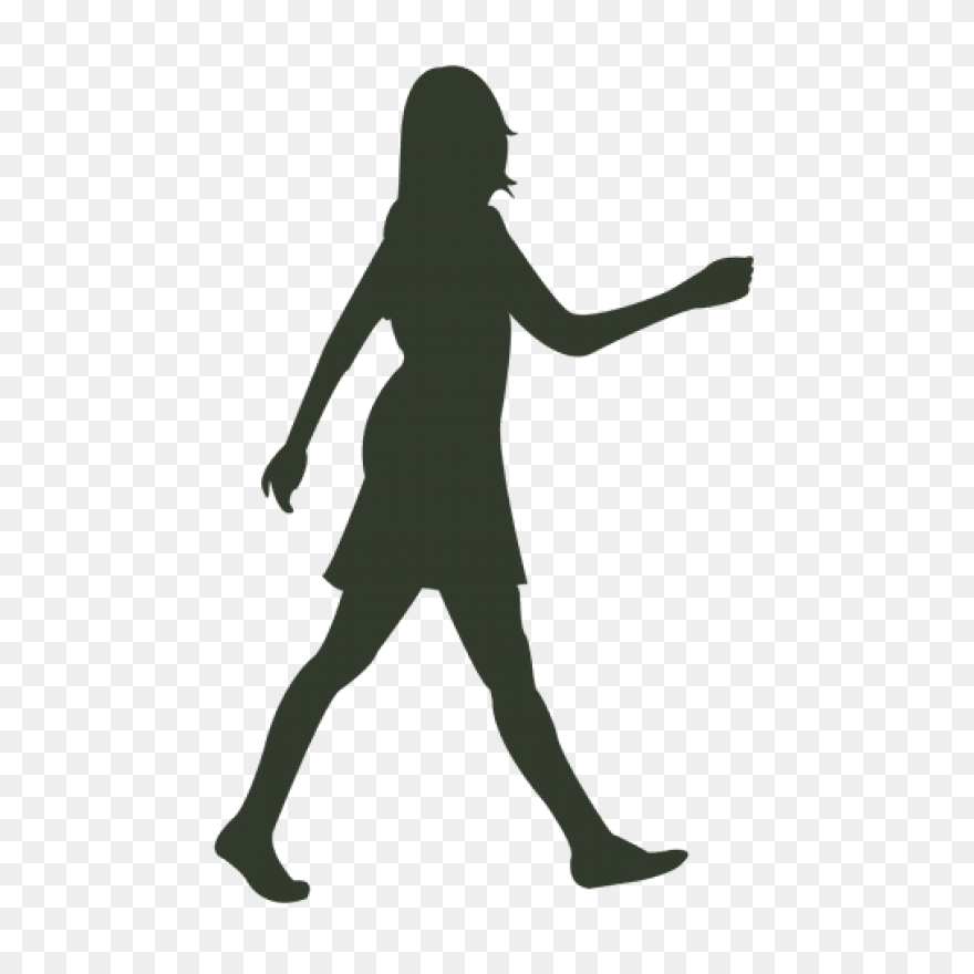 Business Man Walking - Silhouette M