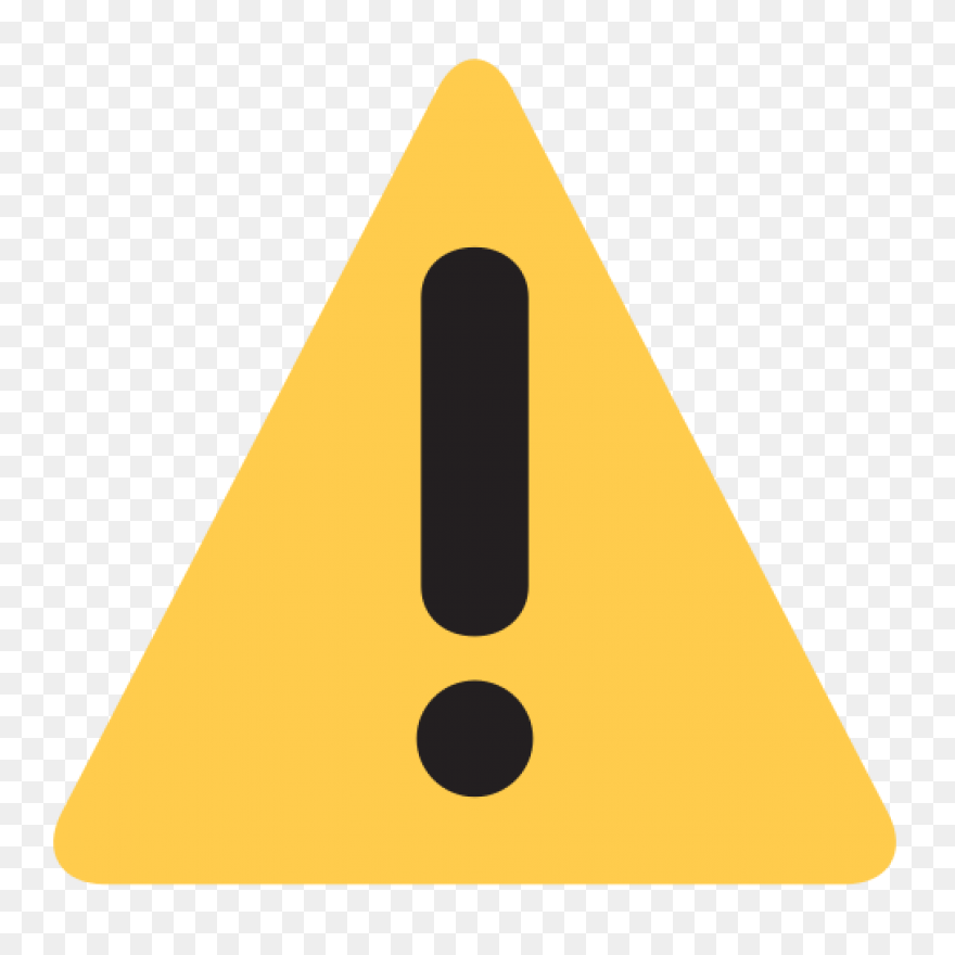 Color Background For Warning Symbol - Warning Symbol
