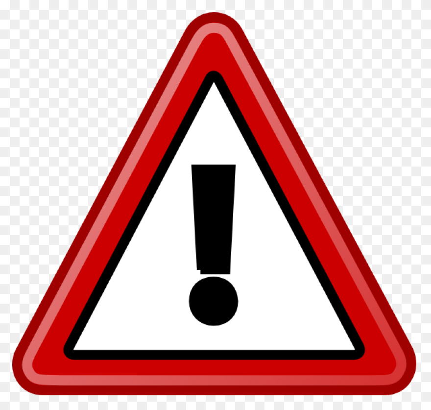 Warning Sign Clipart - Full Size Cl