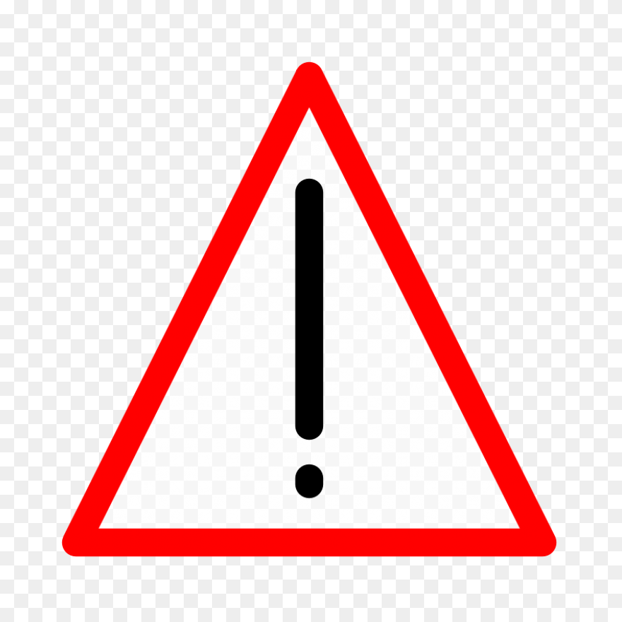 Warning Sign Clipart - Full Size Cl