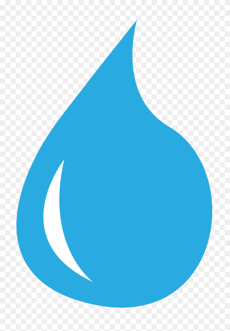 Blue Water Droplet Logo - Free Clip