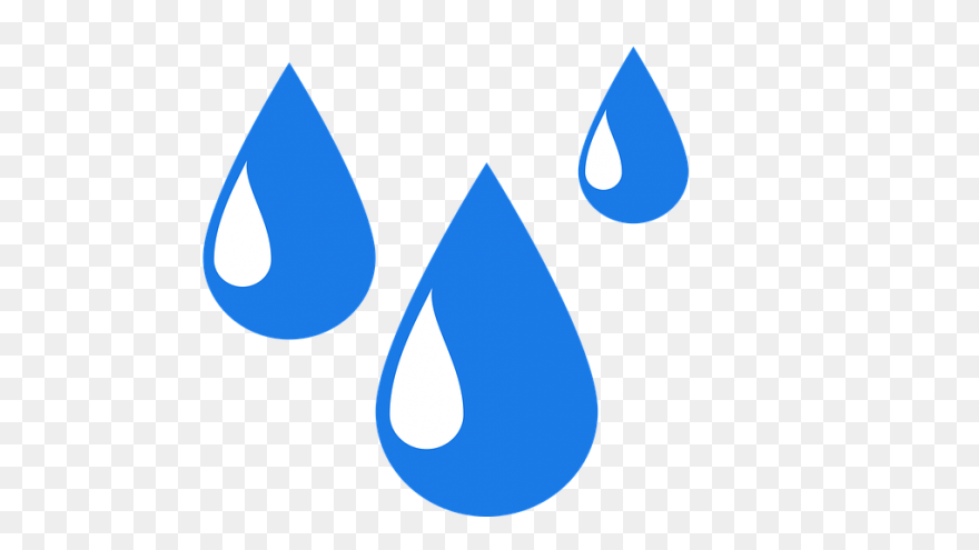 Blue Water Droplet Logo - Free Clip