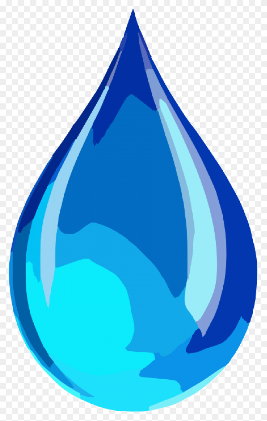Blue Water Droplet Logo - Free Clip