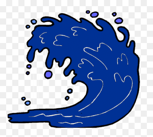 Sea #wave #blue #freetoedit #귀여