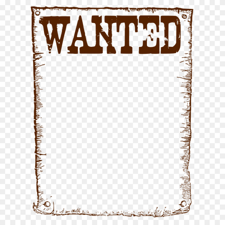 Wanted Frame | Free PNG - Wanted Poster