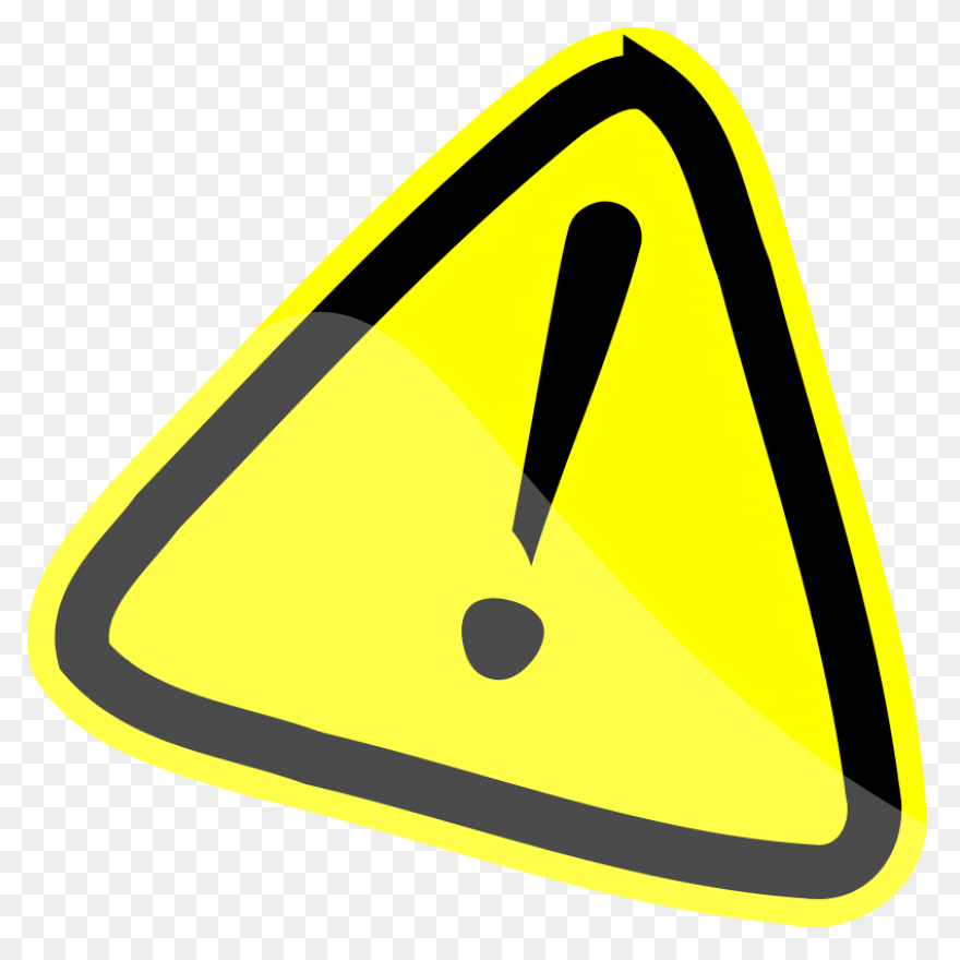 Iso W001 General Danger Exclamation - Warning Sign