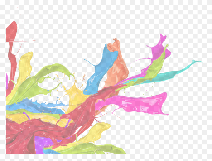 Free Paint Splash Transparent, Down