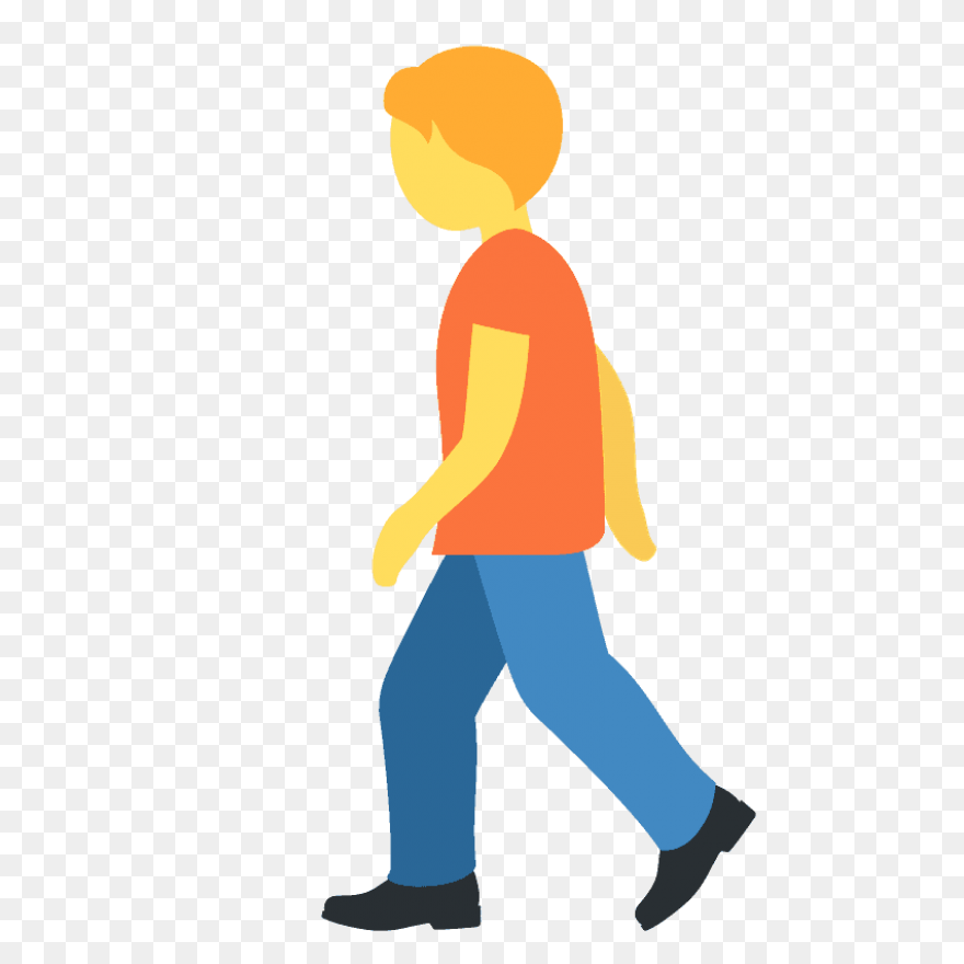 Woman Is Walking For Exercise Clipa