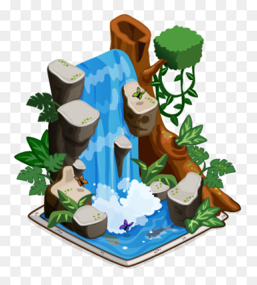 Download Waterfall Clipart Waterfal