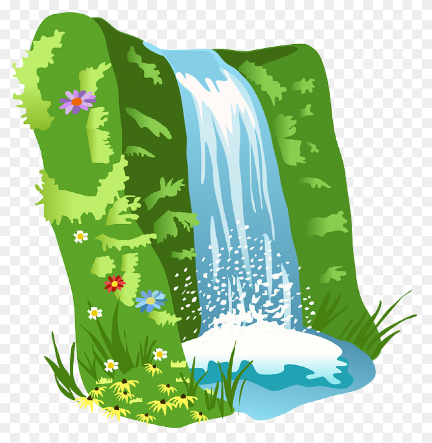 Waterfall Water Nature Free Vector - Waterfall