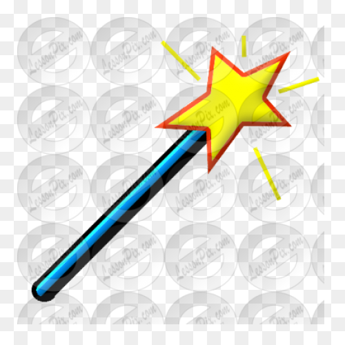 Magic Wand - Magic Wand Coloring Pa