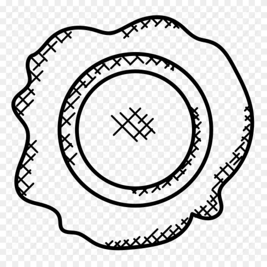 Frame No.00119 : Wax Seal With Ribb