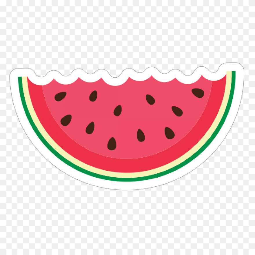 Half Eaten Watermelon Slice - Watermelon Slice