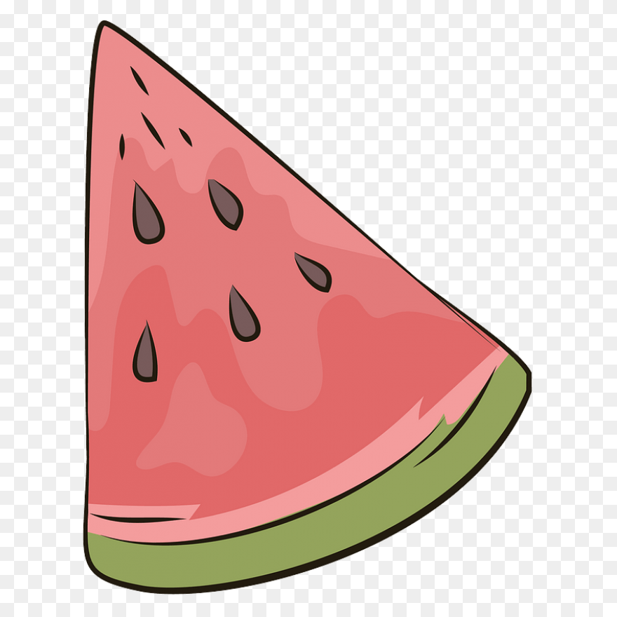 Half Eaten Watermelon Slice