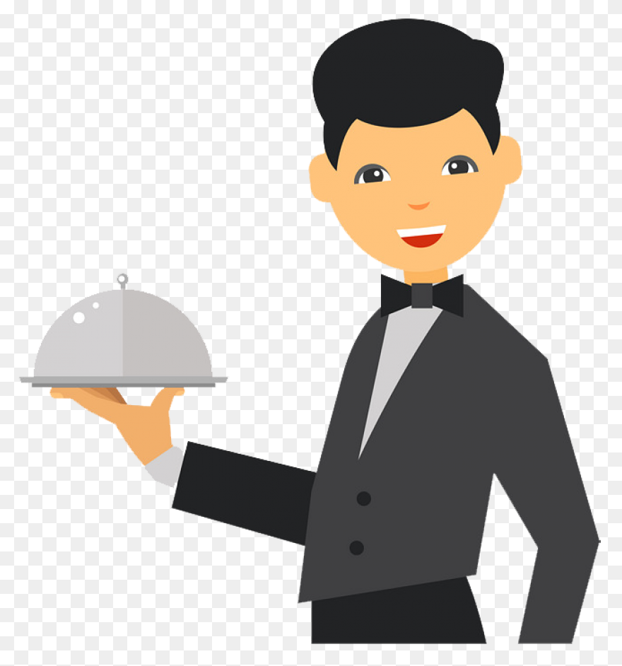 Waiter Png Clipart Full Size - Waiter