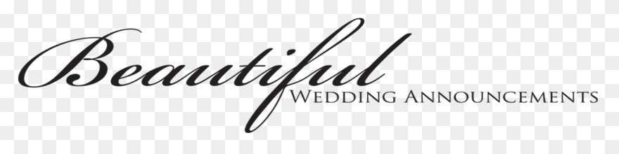 Wedding Invitation Text Clipart - W