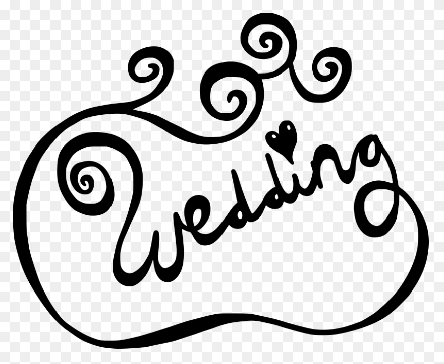 Wedding Invitation Text Clipart - W