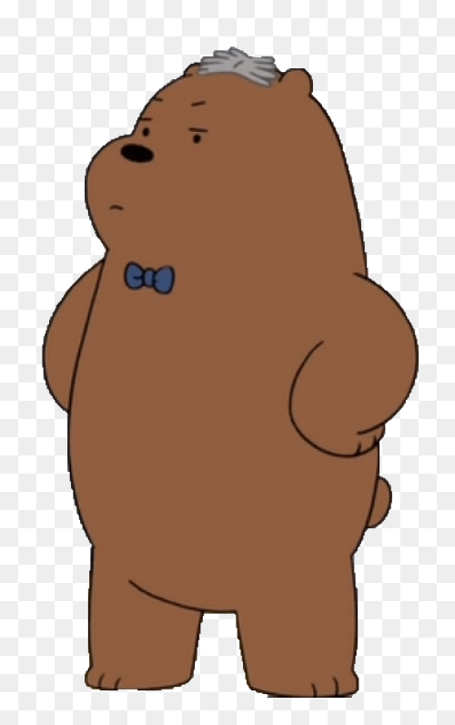 We Bare Bears Ice Bear Reading Stic
