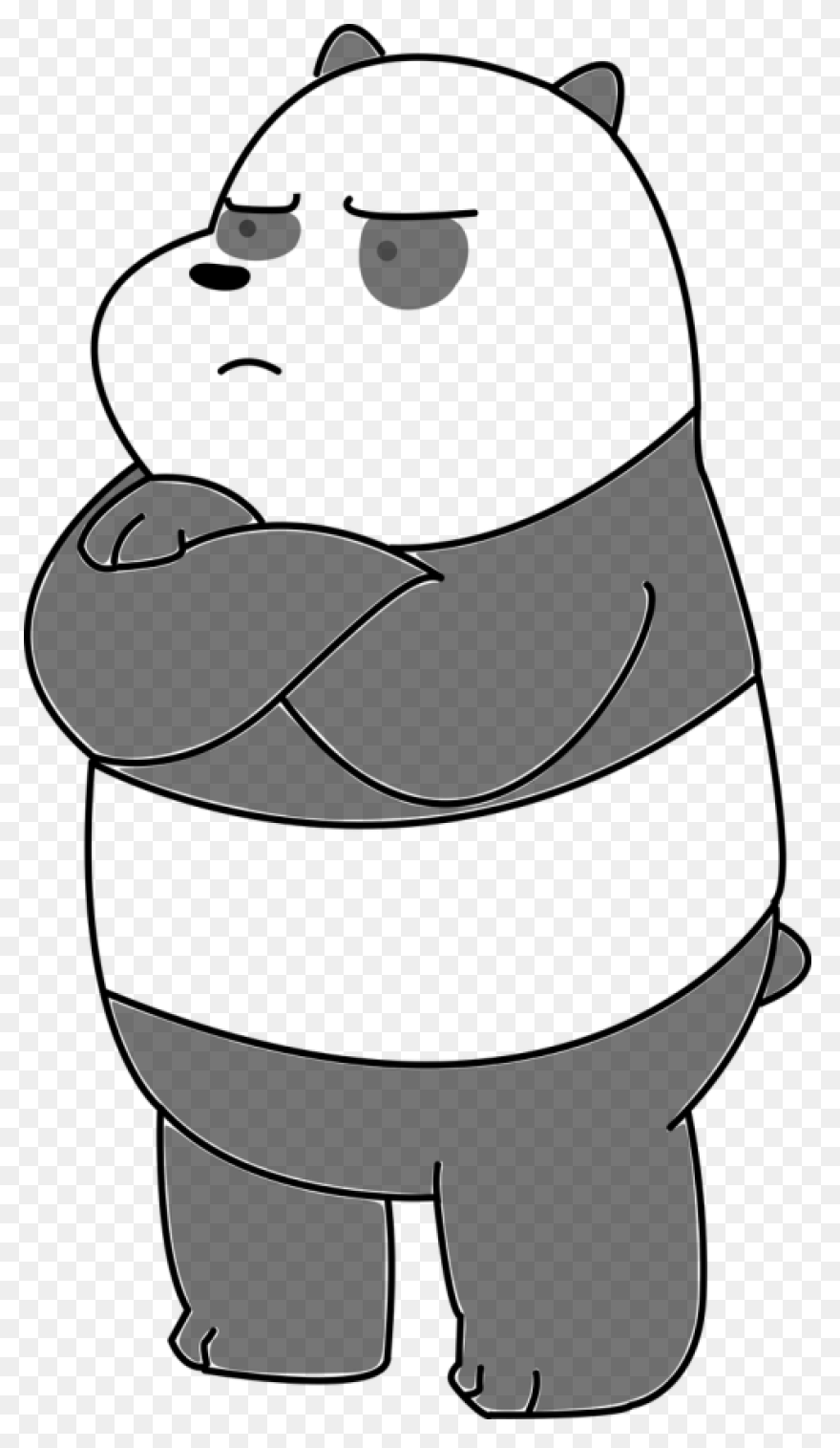 We Bare Bears Ice Bear Reading Stic