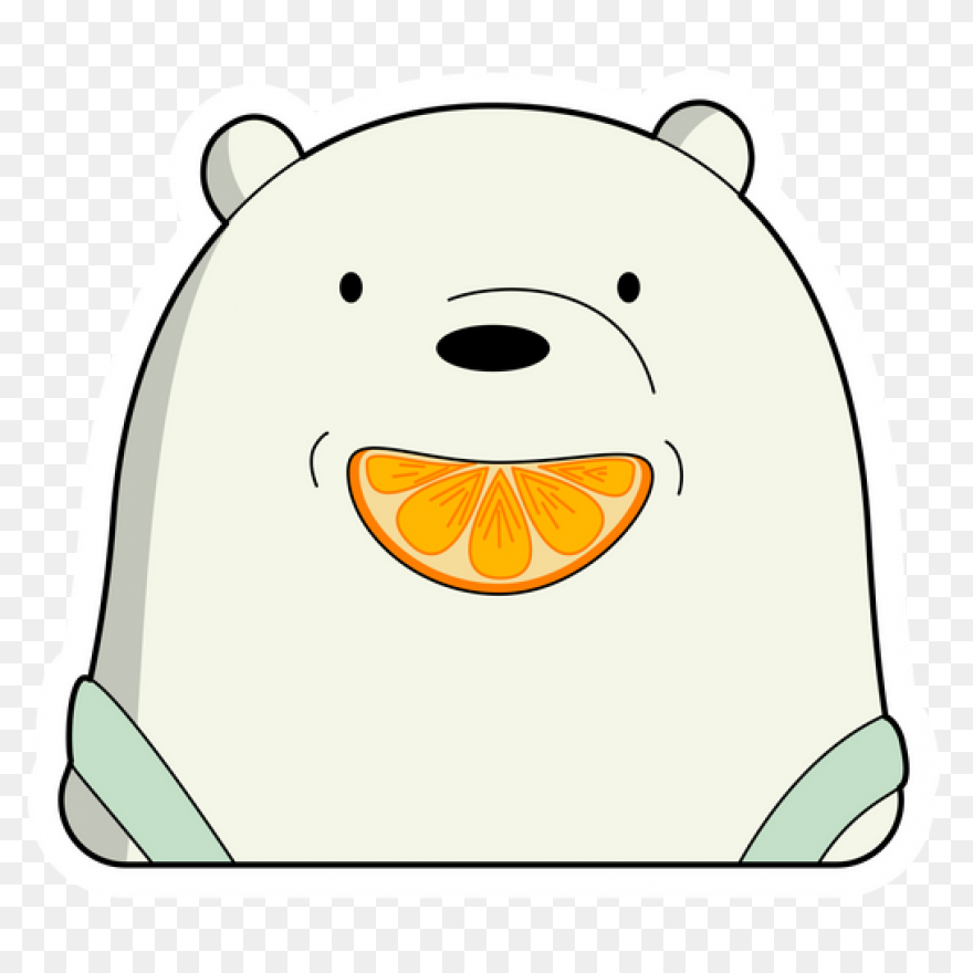 We Bare Bears Ice Bear Reading Stic