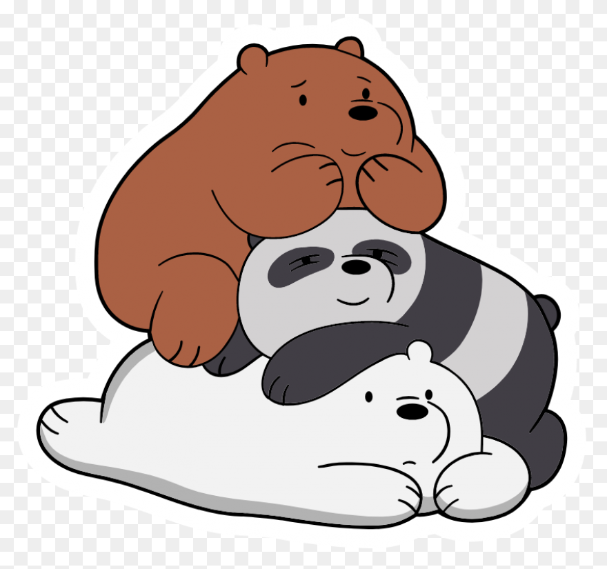 We Bare Bears Ice Bear Reading Stic