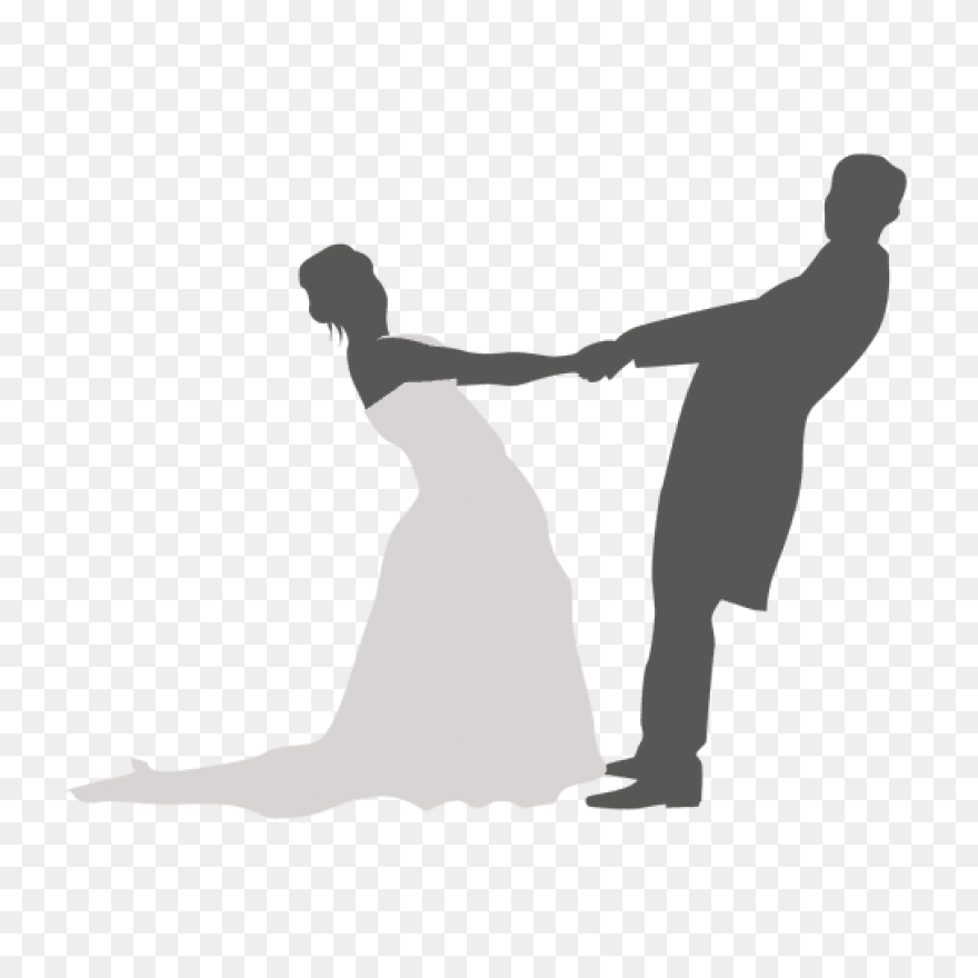 Silhouette Dance Wedding Couple Marriage - Wedding Hands