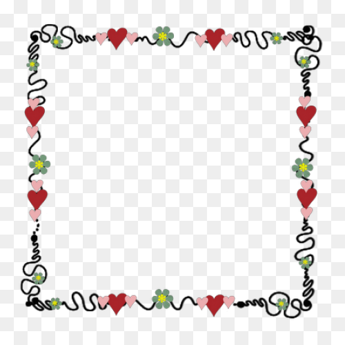 Wedding Corner Border Clipart - Cor